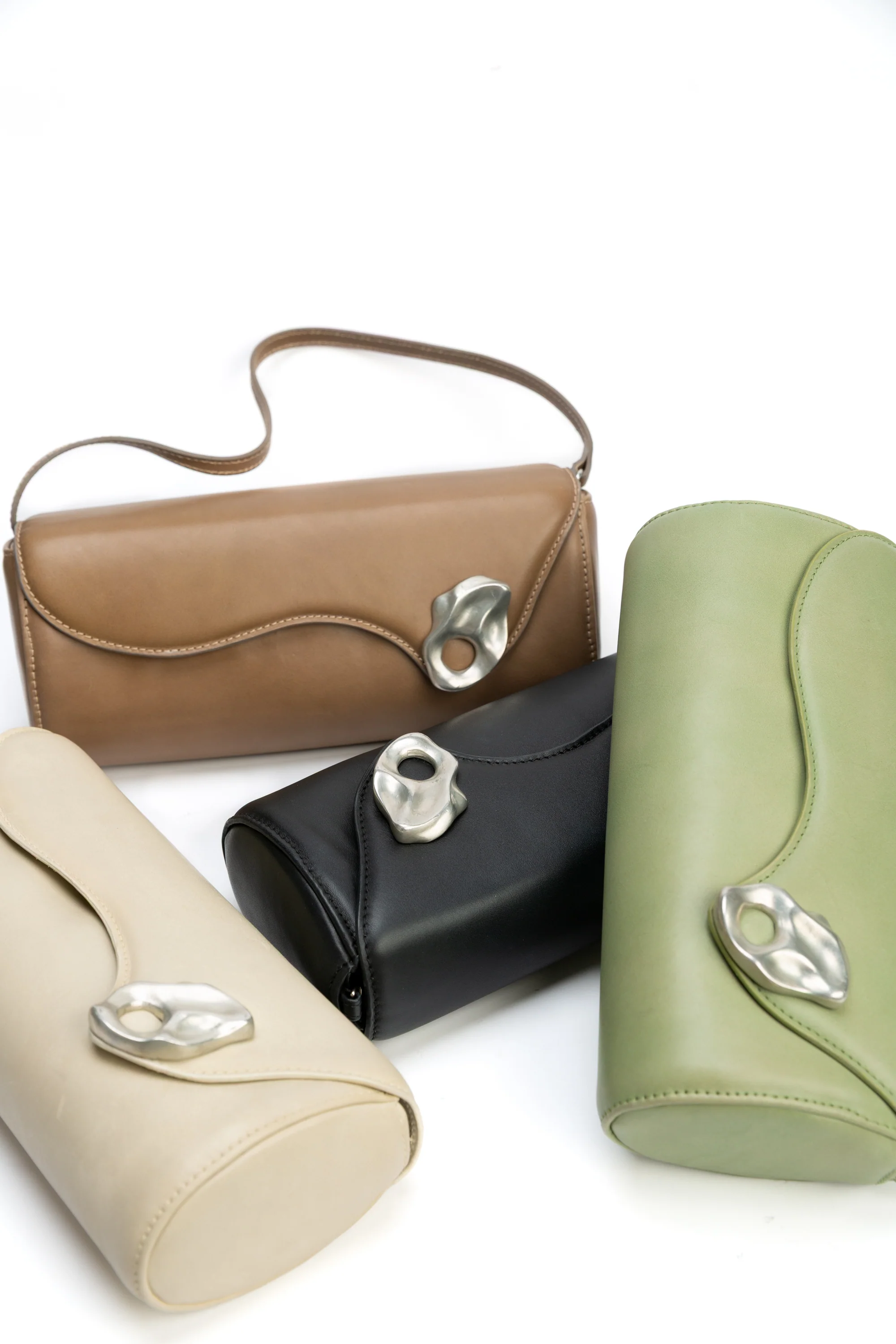 Oyster Clutch in Sea Glass - Image 11