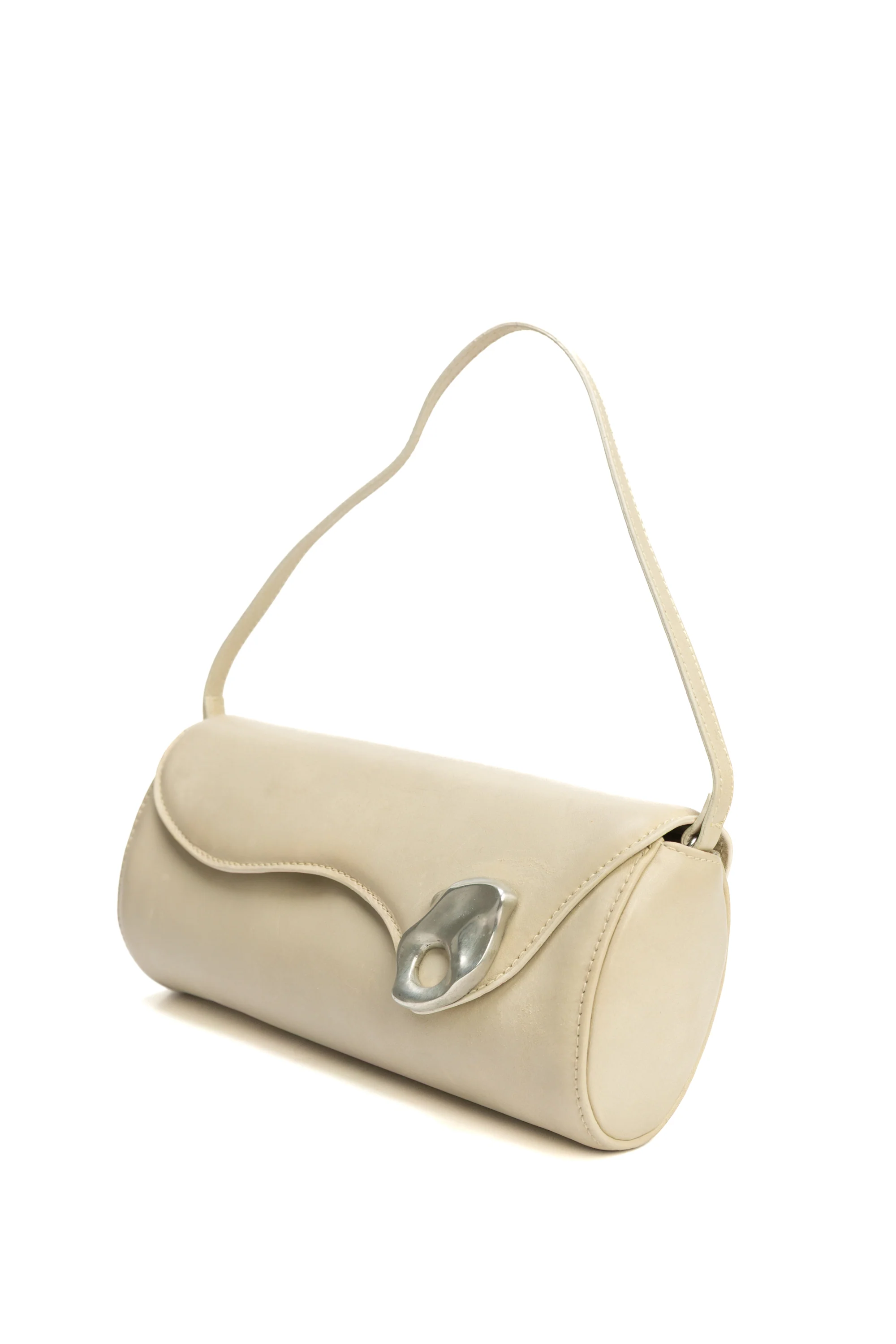 Oyster Clutch in Ivory - Image 6