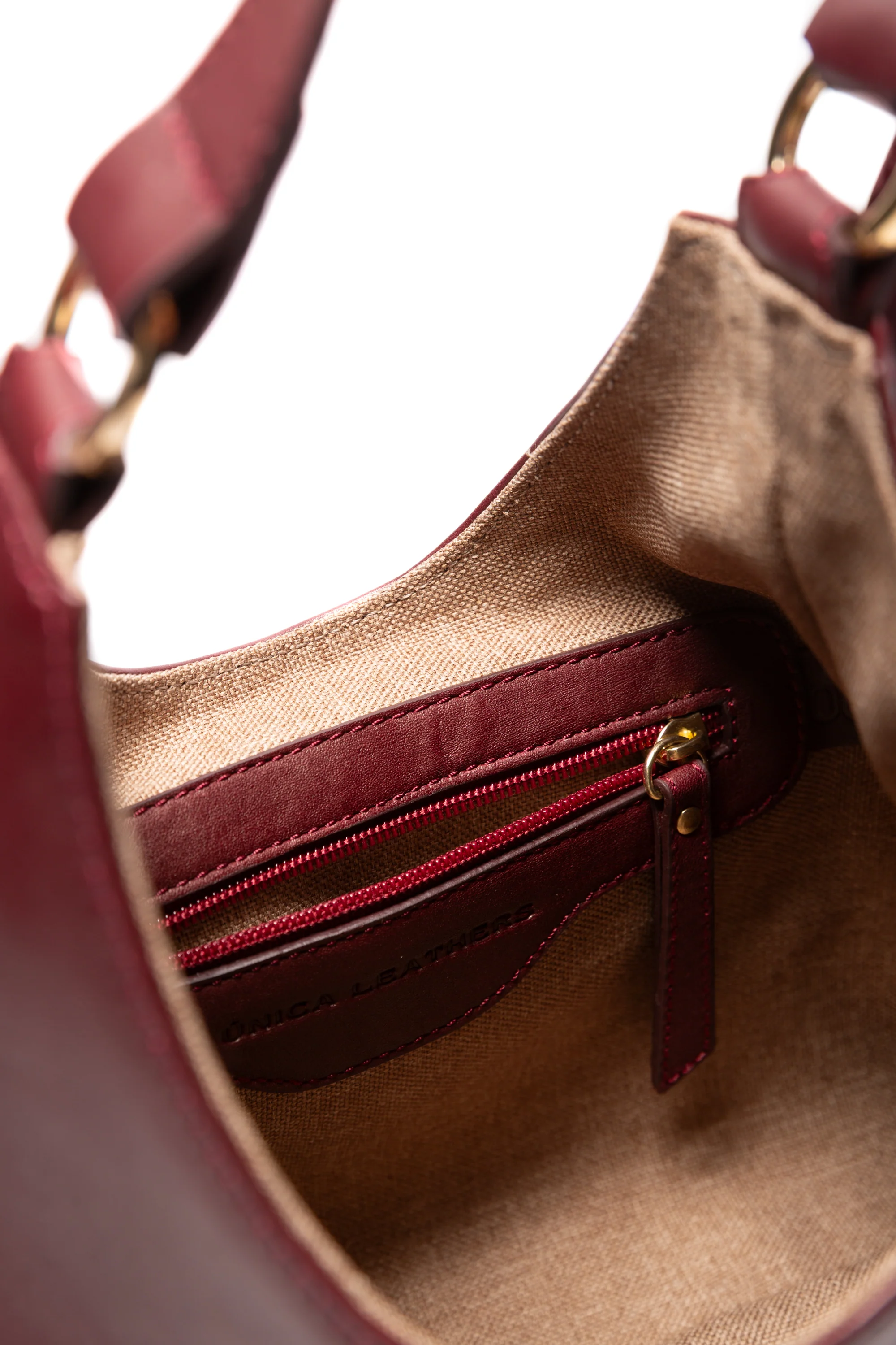 The Carolina Bag in Merlot - Image 5