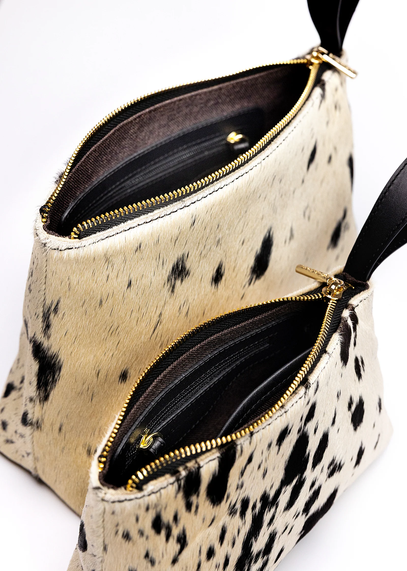 The Duo in Black Cow Print - Image 4